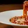 Fettuccine con Salsa Boloñesa