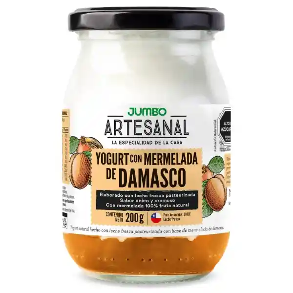 Yogurt Mermelada de Damasco Jumbo Artesanal