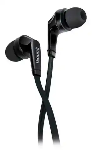 Isound Audífonos in Ear Em-60 Con Micrófono Negro DGHP-5722