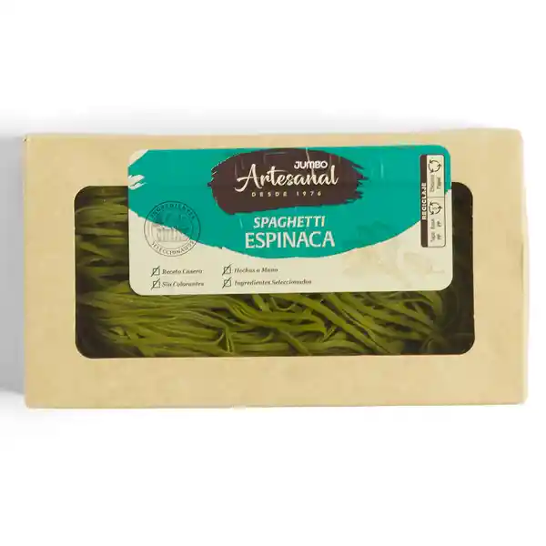 Jumbo Artesanal Spaghetti de Espinaca