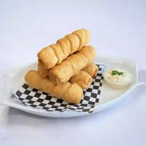 5 Tequeños rellenos de queso