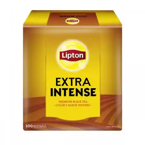 Lipton Te Negro Extra Intense 100 Bolsitas