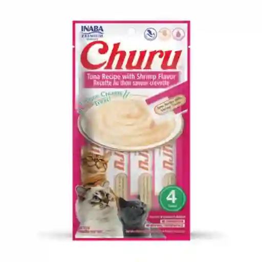 Churu Alimento Para Gato Atún Con Camarón