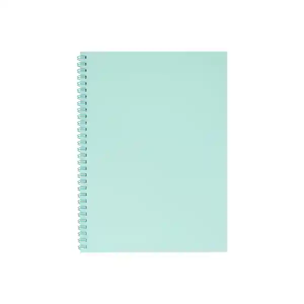 Libreta de Espiral Color Menta Miniso