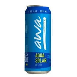 Awa Agua Mineral Con Gas Solar 355 cc