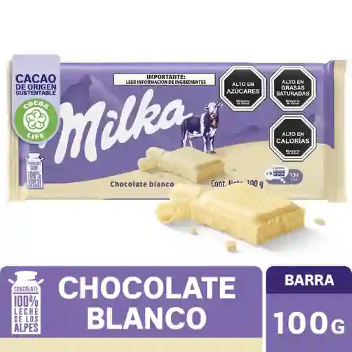 2 x Chocolate Blanco Milka 100 g