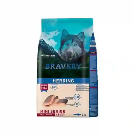 Bravery Alimento Perro Herring Senior Small Breed