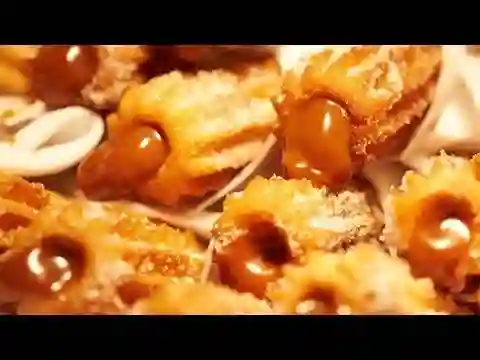6 Mini Churros Rellenos de Manjar