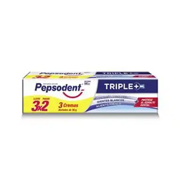 Pepsodent Pack Crema Dental Triple+