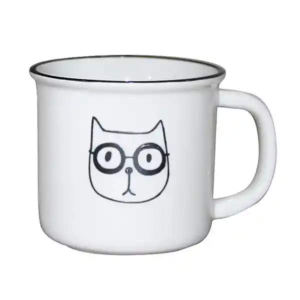 Taza Con Caricatura de Gato Miniso