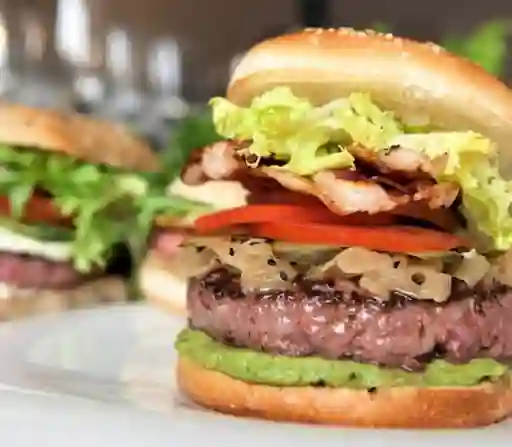 Hamburguesa Mixta Carne y Chorizo