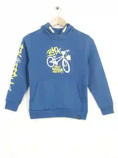 Harvest Polerón Printman Ess Tt Azul Talla 4