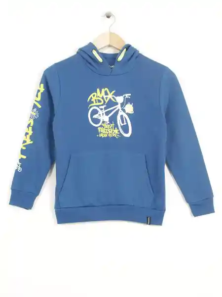 Harvest Polerón Printman Ess Tt Azul Talla 4