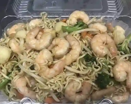 Chaumin con Camarones