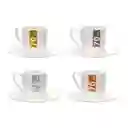 Set de Tazas Para Expreso Con Platos 70 mL 3217194000038