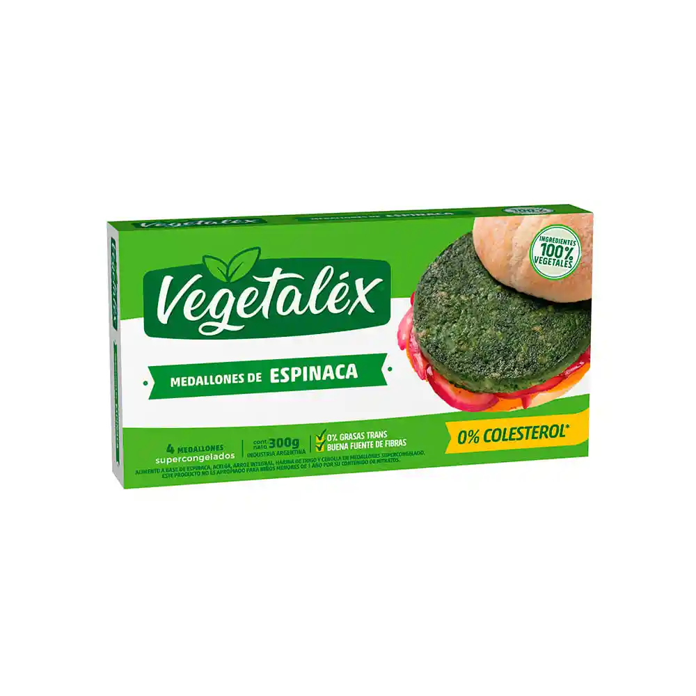 Vegetalex Medallon De Espinaca