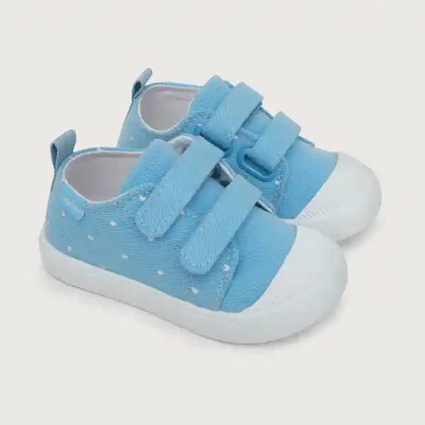 Opaline Zapatillas Urbana de Niña Corazones Denim Talla 21