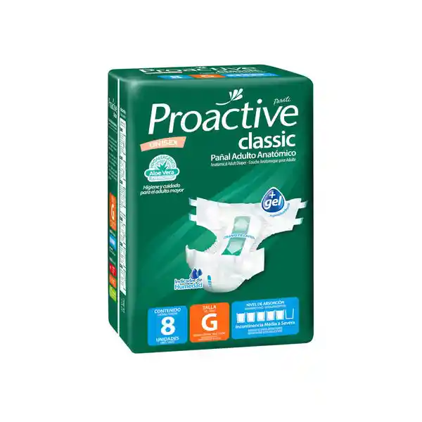 Proactive Pañal para Adulto Classic Talla XG