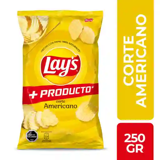 Papas fritas Lays corte americano