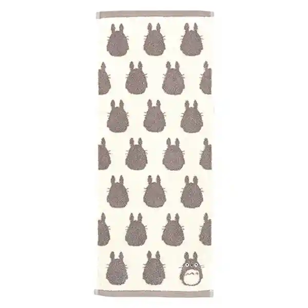 Toalla Cara my Neighbor Totoro Gris Marushin Silhouette MAR57298