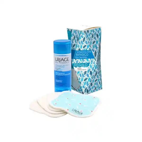 Uriage Pack Desmaquillante Bifásico + Pétalo Facial Reutilizable