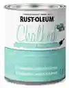 Rust Oleum Pintura Chalked Tizada Base Agua Turquesa Aguamarina