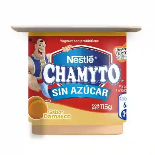 4 x Yog S/Azuc Chamyto Nestle 115 g Damasco