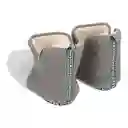 Pantufla Bota Cintas Gris 37/38