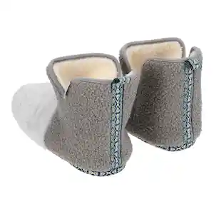 Pantufla Bota Cintas Gris 37/38