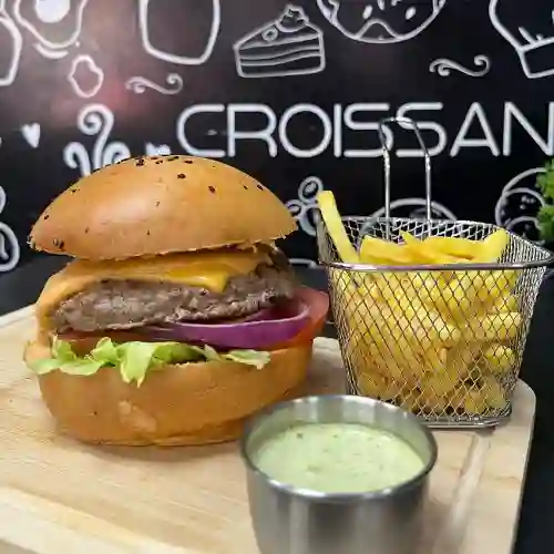 The Original Burger + Papas Fritas