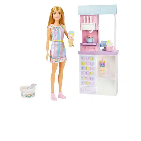 Barbie Juguete Tienda de Helados