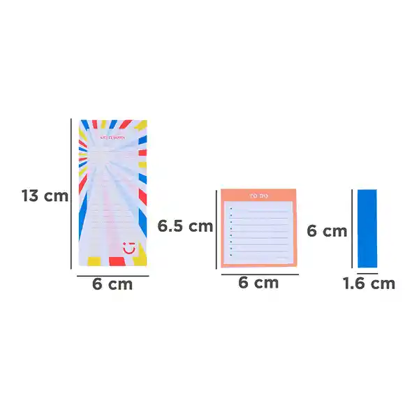 Set Bloc de Notas Miniso