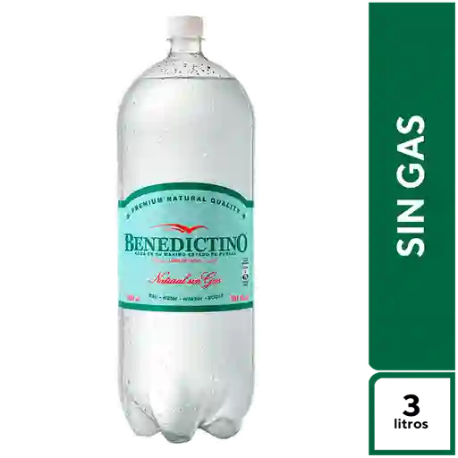Benedictino Sin Gas 3 L