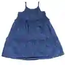 Vestido Niña Denim Talla 2 A Pillín