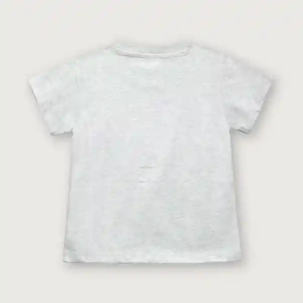 Polera Dino de Niño Gris Talla 18M Opaline