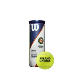 Pelotas De Tenis X3 Bolas Wilson Roland Garros Oficial