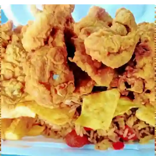 Chicharron de pollo, tamaño grande
