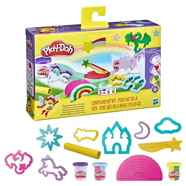 Play Doh Masa Moldeable Mágico de Unicornios