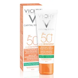 Vichy Protector Solar Spf 50 Matificante 3 en 1