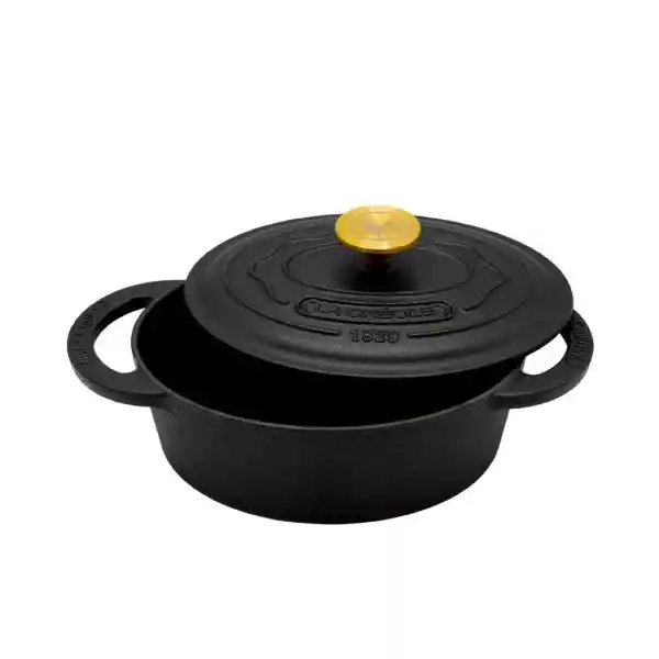 La Creole Olla Cocotte Black Matte 24 cm