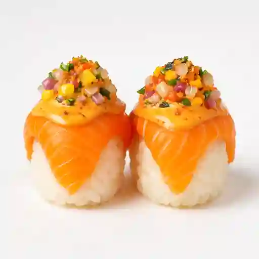 Nigiri Acevichado Salmon (2 Un)