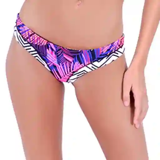 Bikini Calzón Colales Estampado Morado Talla XL Samia