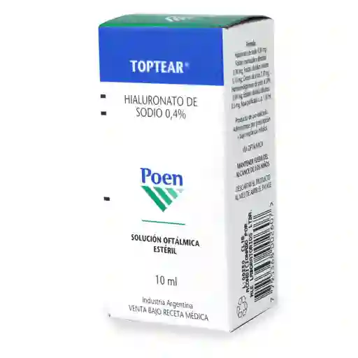 Top Tear Solución Oftálmica Estéril (0.4%)