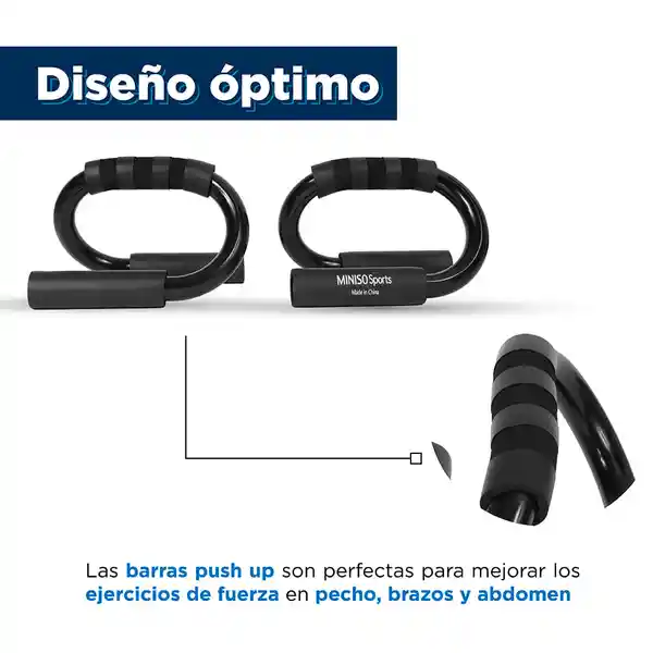 Barras Push up en Forma de S Sports Miniso