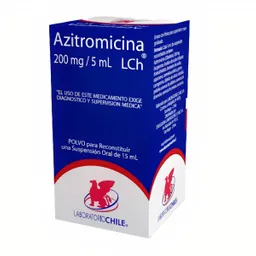 Azitromicina 200 mg/5 mL x 15 mL Polvo Para Suspension Oral