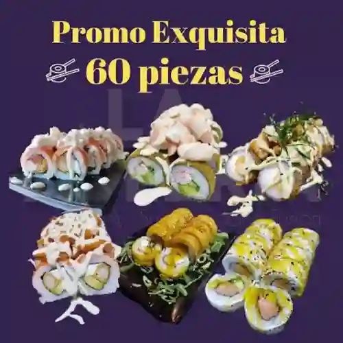 Promo Exquisita 60 Piezas