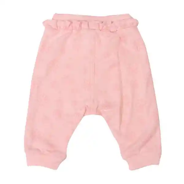 Pantalón Buzo Recién Nacido Niña Rosado Pillin 3 M