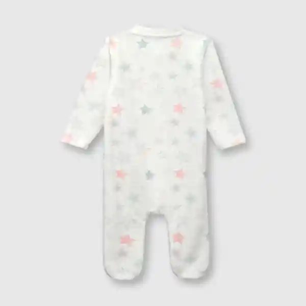 Osito Estrellas de Bebé Niña Off White Talla 6/9M Colloky