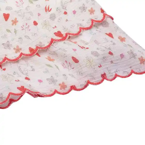 Vestido Verano Bebé Niña Blanco Pillin 6 M