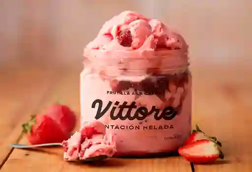 Helado de Frutilla a la Crema